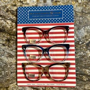 Max studio, premium quality reading glasses +2.00